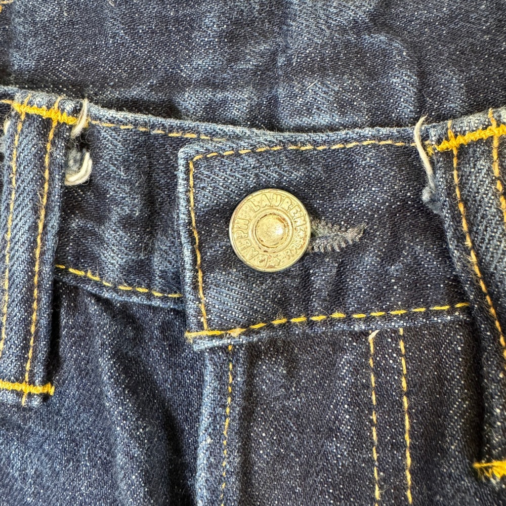 RRL Ralph Lauren Japan Woven Selvedge Denim Straight Leg Jeans Made in USA 32x32 - Picture 4 of 16